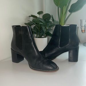 Black Vince Camuto ankle boots